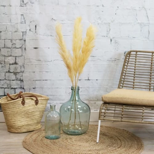 Le moins cher ⌛ Ligne Déco Décoration De Jardin 6 Tiges Fleurs Séchées Naturelles Plumeau Herbe Pampa, H.105cm 👍 – Image 4