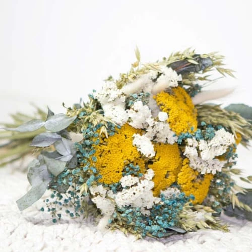 Vente flash đ RĂ©conciliation VĂ©gĂ©tale DĂ©coration De Jardin Bouquet De Fleurs SĂ©chĂ©es Ă Base D'Achillea Parker đ â Image 2