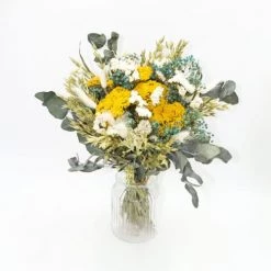 Vente flash 😀 Réconciliation Végétale Décoration De Jardin Bouquet De Fleurs Séchées à Base D'Achillea Parker 👏
