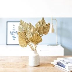 Grosses soldes 👏 Réconciliation Végétale Bouquet De Fleurs Séchées Palm Spear Naturelle X 10 Feuilles 💯