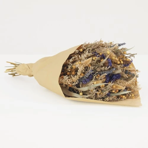 Tout neuf đ Ligne DĂ©co Bouquet De Fleurs SĂ©chĂ©es Papier Kraft 40cm đ â Image 2