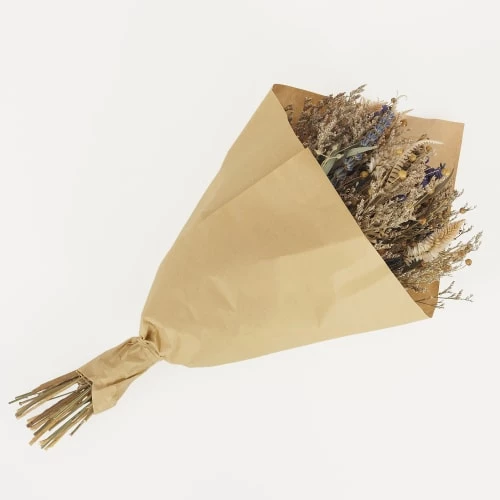 Tout neuf đ Ligne DĂ©co Bouquet De Fleurs SĂ©chĂ©es Papier Kraft 40cm đ â Image 3
