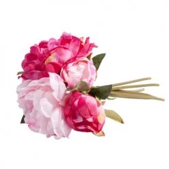Vente flash 🔥 Maisons Du Monde Fleurs Artificielles Et Bouquets Bouquet De Pivoines Artificielles Roses H 25 Cm 🌟