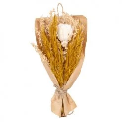 Offres 🧨 Maisons Du Monde Bouquet De Plantes Et Fleurs Séchées Blanches Et Beiges - Lot De 2 🌟