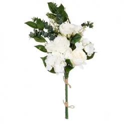 Vente flash 🤩 Maisons Du Monde Fleurs Artificielles Et Bouquets Bouquet Fleurs Artificielles Blanches ⭐