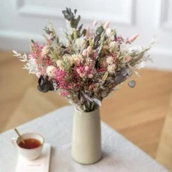 Sortie ⌛ Flowrette Décoration De Jardin Bouquet Fleurs Séchées Antonin L 🌟
