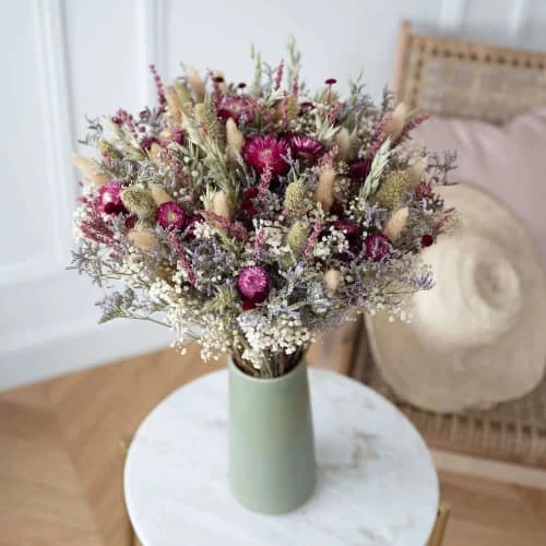 Acheter đ€© Flowrette DĂ©coration De Jardin Bouquet Fleurs SĂ©chĂ©es Augustin M đ â Image 2
