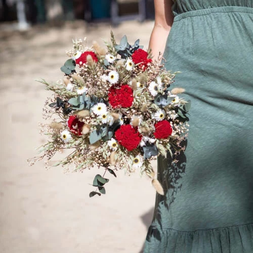 Acheter đ€© Flowrette DĂ©coration De Jardin Bouquet Fleurs SĂ©chĂ©es Augustin M đ â Image 3