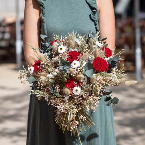 Acheter đ€© Flowrette DĂ©coration De Jardin Bouquet Fleurs SĂ©chĂ©es Augustin M đ â Image 4