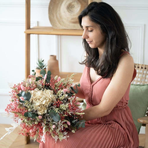 Promo ✔️ Flowrette Décoration De Jardin Bouquet Fleurs Séchées Hector M 👏 – Image 4