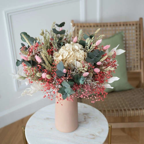 Promo ✔️ Flowrette Décoration De Jardin Bouquet Fleurs Séchées Hector M 👏