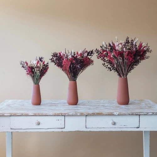 Meilleur prix đ„° Flowrette DĂ©coration De Jardin Bouquet Fleurs SĂ©chĂ©es LĂ©opold L đ â Image 2