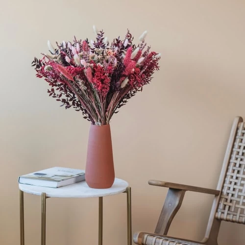 Meilleur prix đ„° Flowrette DĂ©coration De Jardin Bouquet Fleurs SĂ©chĂ©es LĂ©opold L đ â Image 3