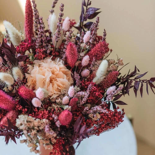 Meilleur prix đ„° Flowrette DĂ©coration De Jardin Bouquet Fleurs SĂ©chĂ©es LĂ©opold L đ