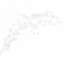 Budget 👍 Maisons Du Monde Décorations à Poser De Noël Branche Artificielle Boules Blanches 💯