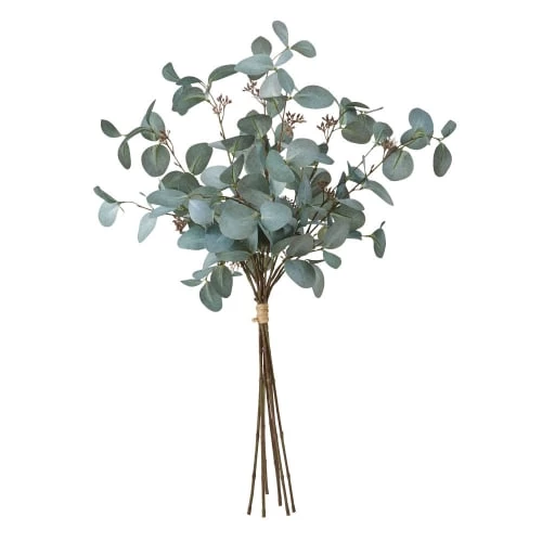 Tout neuf 🛒 Maisons Du Monde Fleurs Artificielles Et Bouquets Branche Artificielle Eucalyptus Vert Clair 🎁