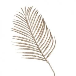Offres 💯 Maisons Du Monde Accessoires De Décoration De Noël Branche Feuille De Palmier Dorée - Lot De 2 ⌛