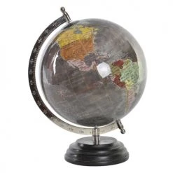 Sortie ✔️ ITEM International Globes Décoration Globe Terrestre Gris H29cm 👏