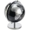 Remise 🎉 Amadeus Globes Décoration Globe Terrestre Noir Et Argent D21cm ⭐