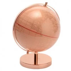 Offres 😉 Amadeus Globes Décoration Globe Terrestre Rose H28cm ❤️