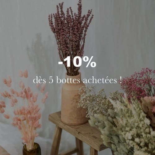 Vente flash ❤️ Flowrette Décoration De Jardin Fleurs Séchées Lavandes Roses 😀 – Image 3