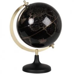 Acheter ✔️ Maisons Du Monde Globes Globe Map Monde Noir Et Doré 🌟