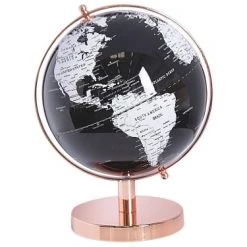 Bon marché 🎁 Beliani Globes Globe Noir Et Blanc 28 Cm ❤️