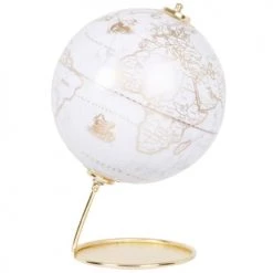 Meilleur prix ⭐ Maisons Du Monde Globes Globe Terreste écru Et Doré H30 ⌛