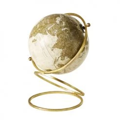 Vente flash 😉 Maisons Du Monde Globes Globe Terrestre Carte Du Monde En Métal Doré 🎁