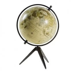 Remise ✔️ Maisons Du Monde Globes Globe Terrestre Carte Du Monde En Métal Effet Vieilli 🛒