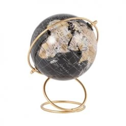 Top 10 🤩 Maisons Du Monde Globes Globe Terrestre Carte Du Monde Noir Et Support En Métal Doré ✨