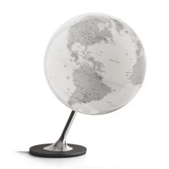 Sortie ❤️ Atmosphere Globes Globe Terrestre De Design 25 Cm Lumineux Textes En Anglais 😉