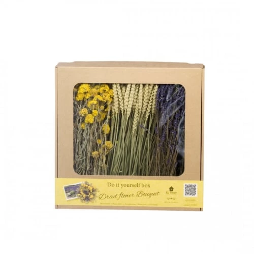 De gros 😉 Naturalys Décoration De Jardin Kit Création Bouquet Fleurs Séchées Diy Jaune 🎁 – Image 2