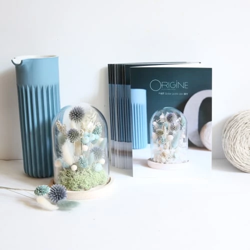 Meilleure affaire ❤️ Origine Atelier Floral Fleurs Séchées Kit DIY Globe Fleurs Séchées Soleil ⌛ – Image 5
