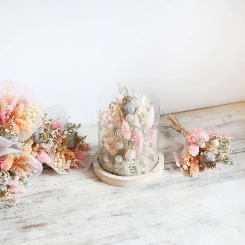 Le moins cher 👍 Origine Atelier Floral Fleurs Séchées Kit DIY Globe Fleurs Séchées Tendresse ❤️ – Image 3