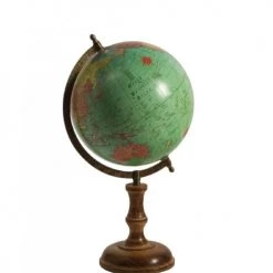 Remise 😍 Wadiga Globes Mappemonde Sur Pied Central Bois Multicolore 😍