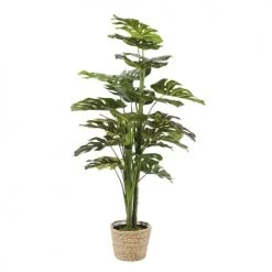 Remise 🎁 Maisons Du Monde Plantes D'extérieur Artificielles Monstera Artificiel En Pot 😉