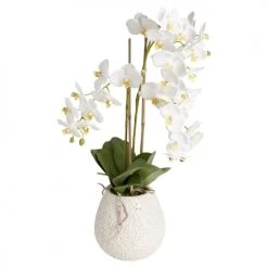 Bon marché 😍 Sia Deco Décoration De Jardin Orchidée Artificielle En Pot Sienna ⭐