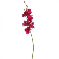 Budget 🌟 Maisons Du Monde Fleurs Artificielles Et Bouquets Orchidée Artificielle Rouge - Lot De 4 🛒