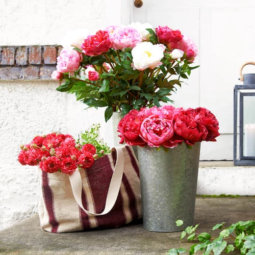 Vente flash 😉 Sia Deco Décoration De Jardin Pivoine Artificielle Jardin H85cm 💯 – Image 2