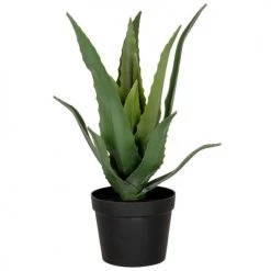 De gros 🤩 Maisons Du Monde Fleurs Artificielles Et Bouquets Plante Artificielle Avec Pot Noir 🧨