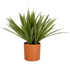 De gros 🧨 Maisons Du Monde Fleurs Artificielles Et Bouquets Plante Artificielle Avec Pot Orange 🤩