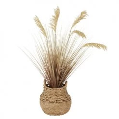 Tout neuf 🛒 Maisons Du Monde Fleurs Artificielles Et Bouquets Plante Artificielle Et Pot Beige Et Marron 🔥