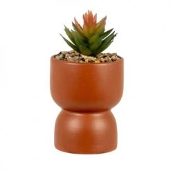 Top 10 🛒 Maisons Du Monde Fleurs Artificielles Et Bouquets Plante Artificielle Succulente Avec Pot En Terre Cuite Terracotta H15 🔥