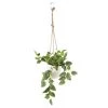Promo ⭐ Maisons Du Monde Fleurs Artificielles Et Bouquets Plante Artificielle Suspendue En Métal, Céramique Et Jute 🎉