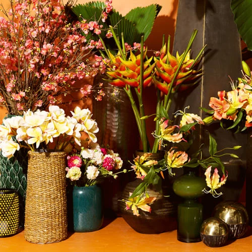 Remise 🎁 Sia Deco Décoration De Jardin Plumeria H65cm ⌛ – Image 2