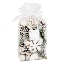 Tout neuf 😀 Maisons Du Monde Accessoires De Décoration De Noël Sachet éléments Naturels Séchés Enneigés ✨