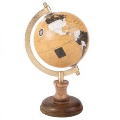 Remise 🎁 Maisons Du Monde Globes Statuette Globe Terrestre Carte Du Monde H23 👏