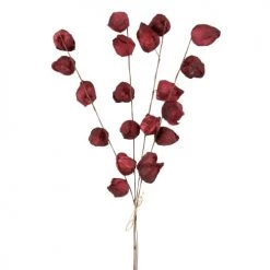 Nouveau 👏 Maisons Du Monde Fleurs Artificielles Et Bouquets Tige De Fleurs En Papier Bordeaux 😍