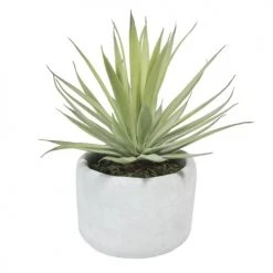 Bon marché 🔥 Maisons Du Monde Fleurs Artificielles Et Bouquets Yucca Artificiel En Pot H 8 Cm ⭐